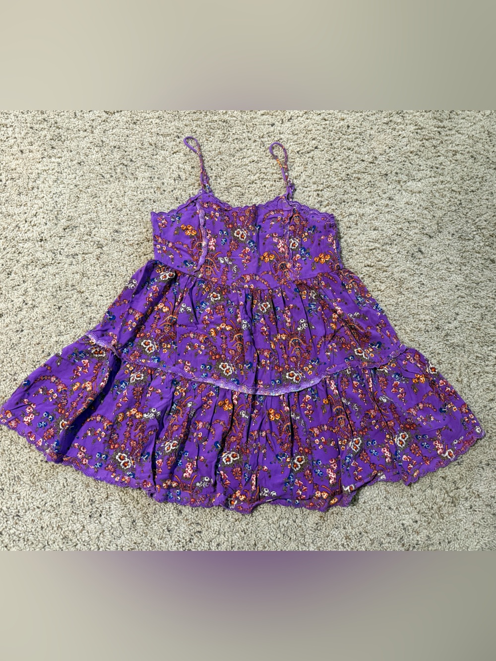 Women’s Urban Outfitters Purple Floral Mini Sundress S